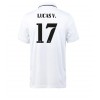 Herren Fußballbekleidung Real Madrid Lucas Vazquez #17 Heimtrikot 2022-23 Kurzarm